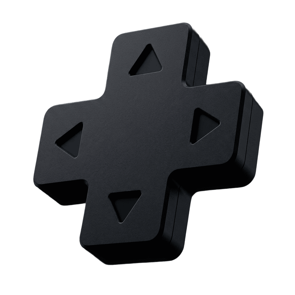 Dark joystick illustration